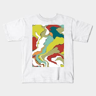 Liquid Abstract 4 Kids T-Shirt